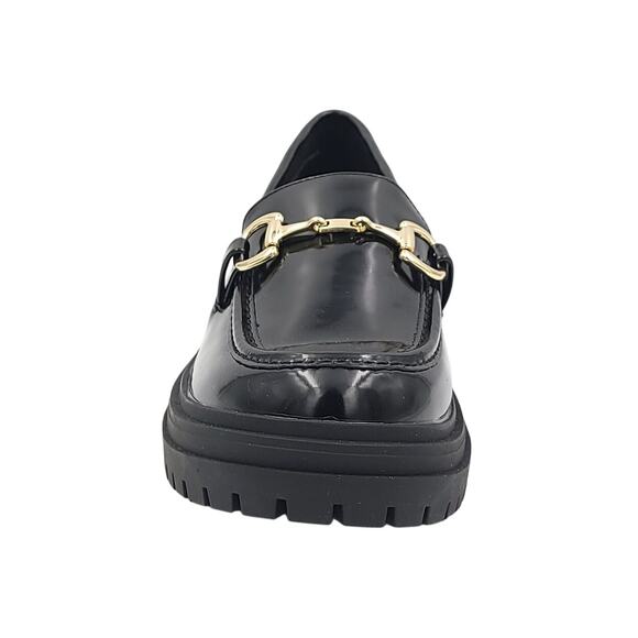 Alfani Women Jimena Lug Sole Horse Bit Slip On Loafers Size US 6.5M Black Box - Picture 4 of 5